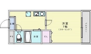 ハイツ岩本の物件間取画像